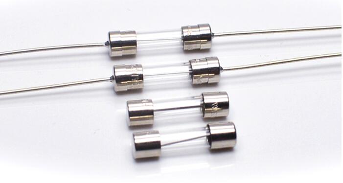 Bussmann玻璃管保險絲 S506 雙銅帽帶引線保險絲